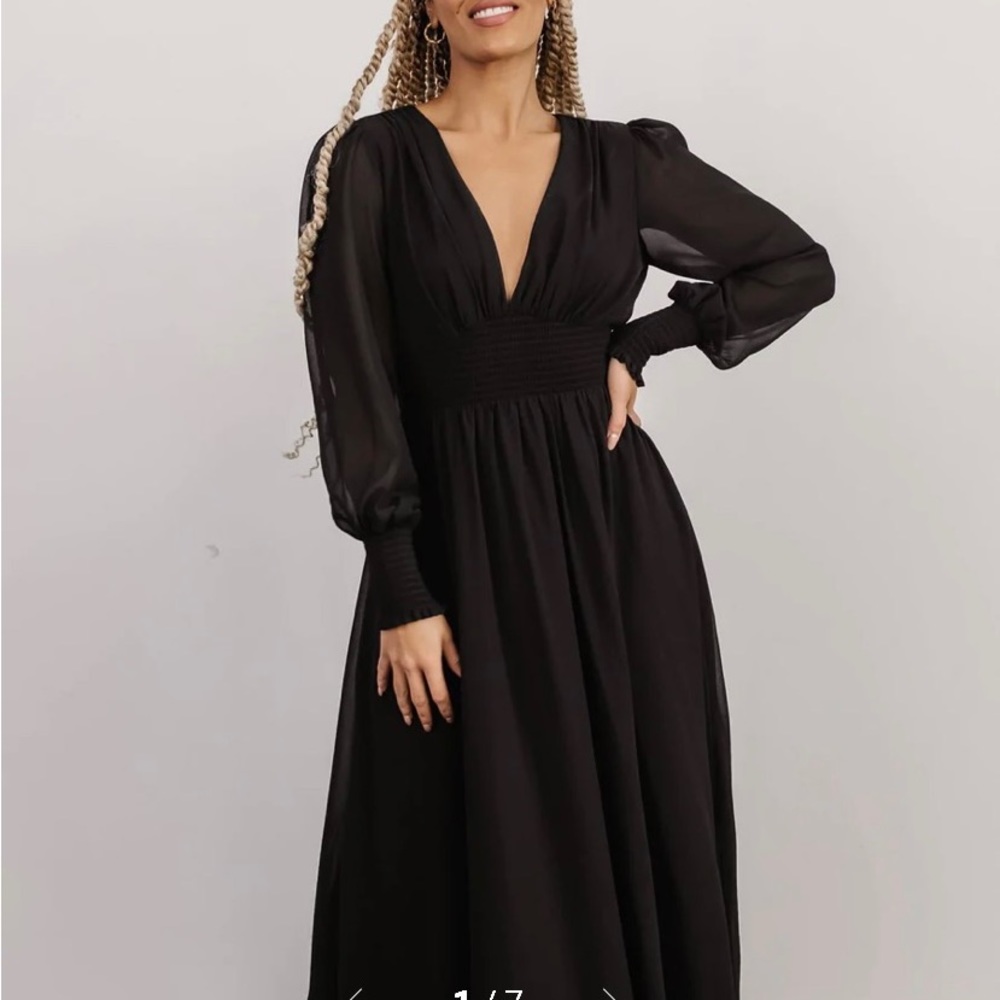 Black Olivia Maxi Dress Size 2XL New